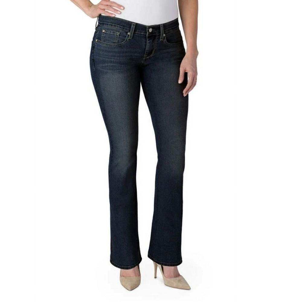 Signature by Levi Strauss & Co. Women's 10 SHORT Curvy Bootcut Jeans
